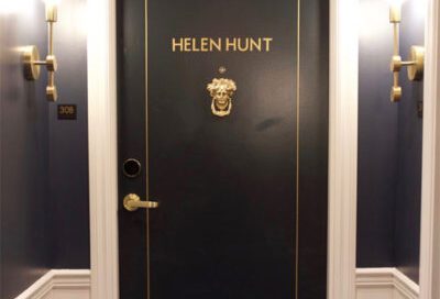 The Helen Hunt door at Atticus Hotel